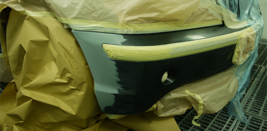 Smart-Repair unmittelbar vor Lackierung